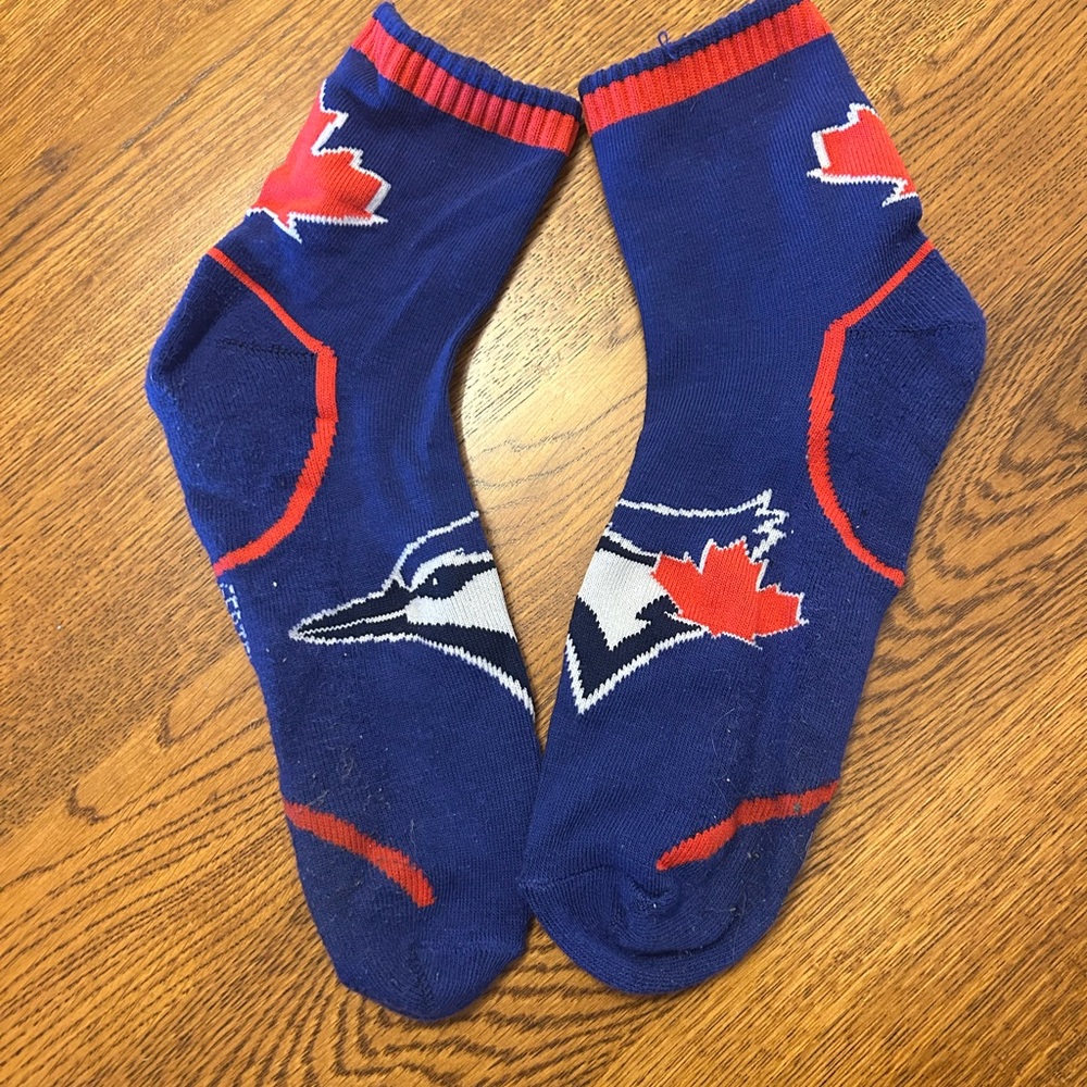 Blue Jays Themed Socks - 2 Pk